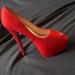 Platform Peeptoe Heel